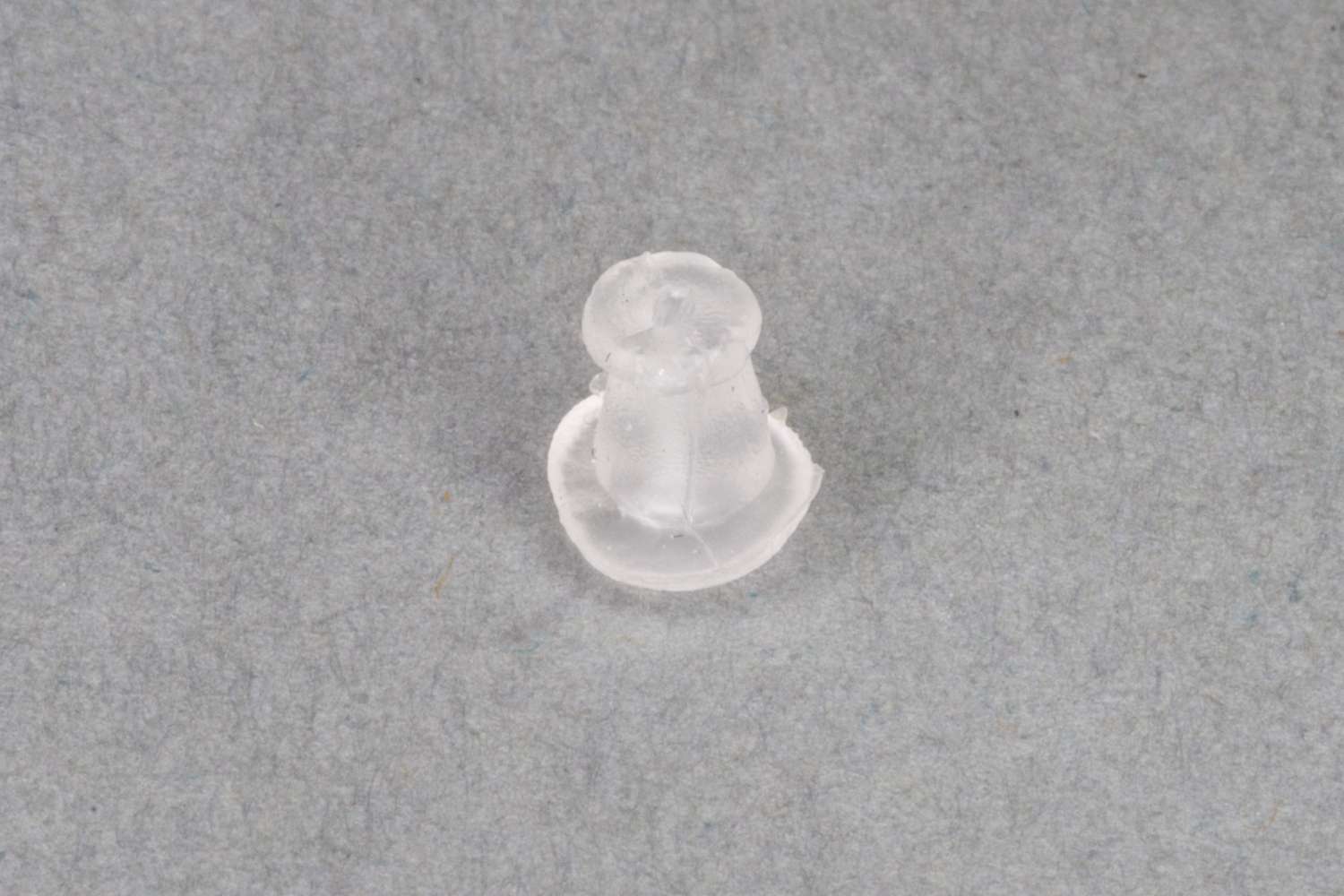 Small Plastic Earring Butterfly Back, 0.5cm