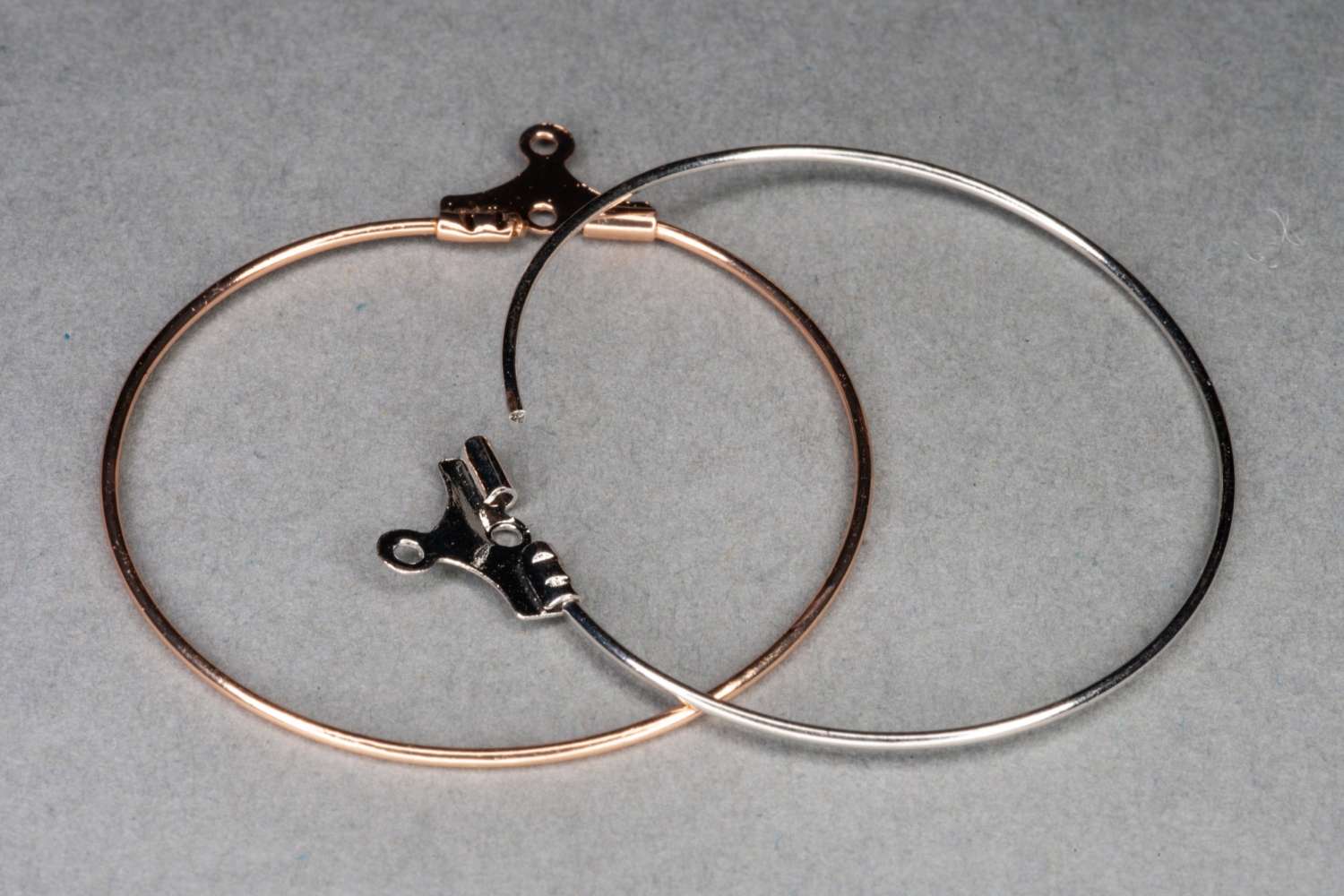 Plated Hanging Earring Hoop, 28mm