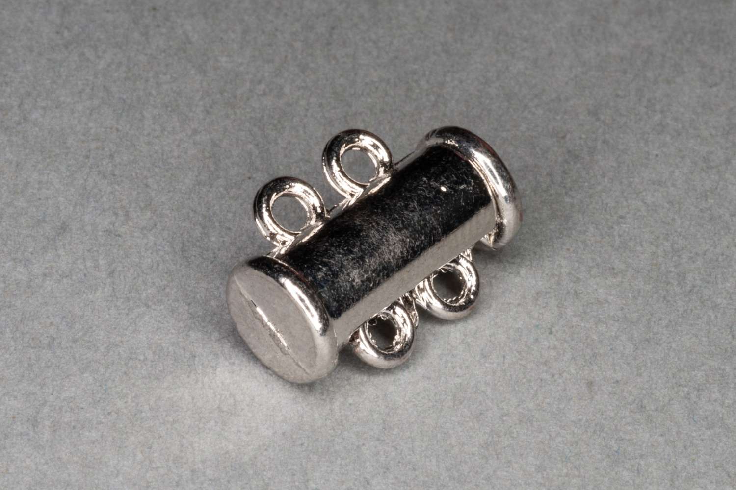 Silver Plated 2 Row Magnetic Clasp