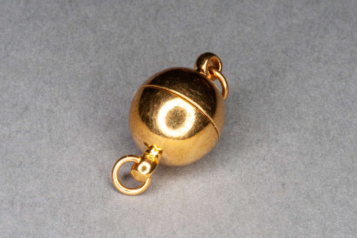 Gold Plated Magnetic Round Clasp