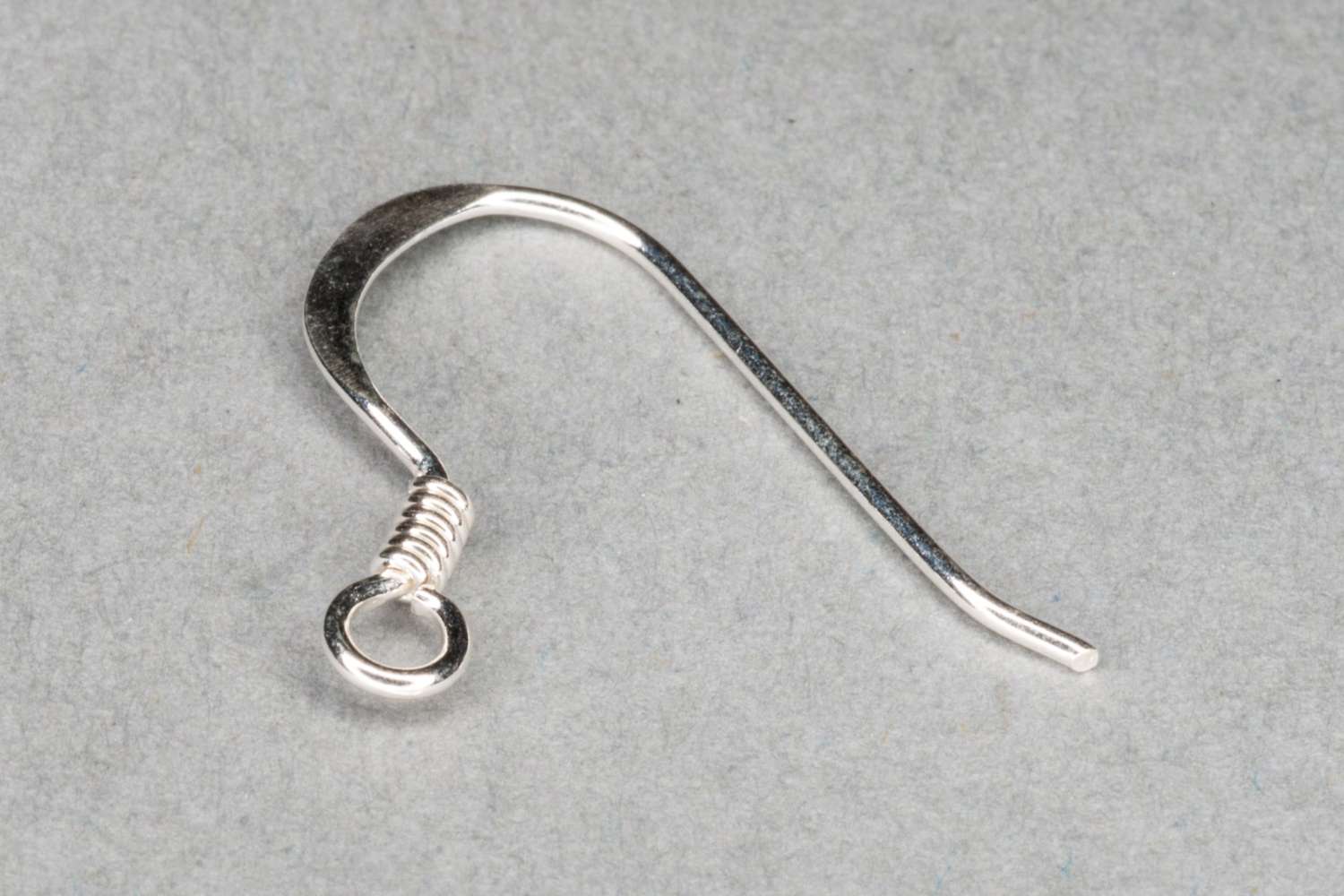 Sterling Silver Fish Hook Earwire