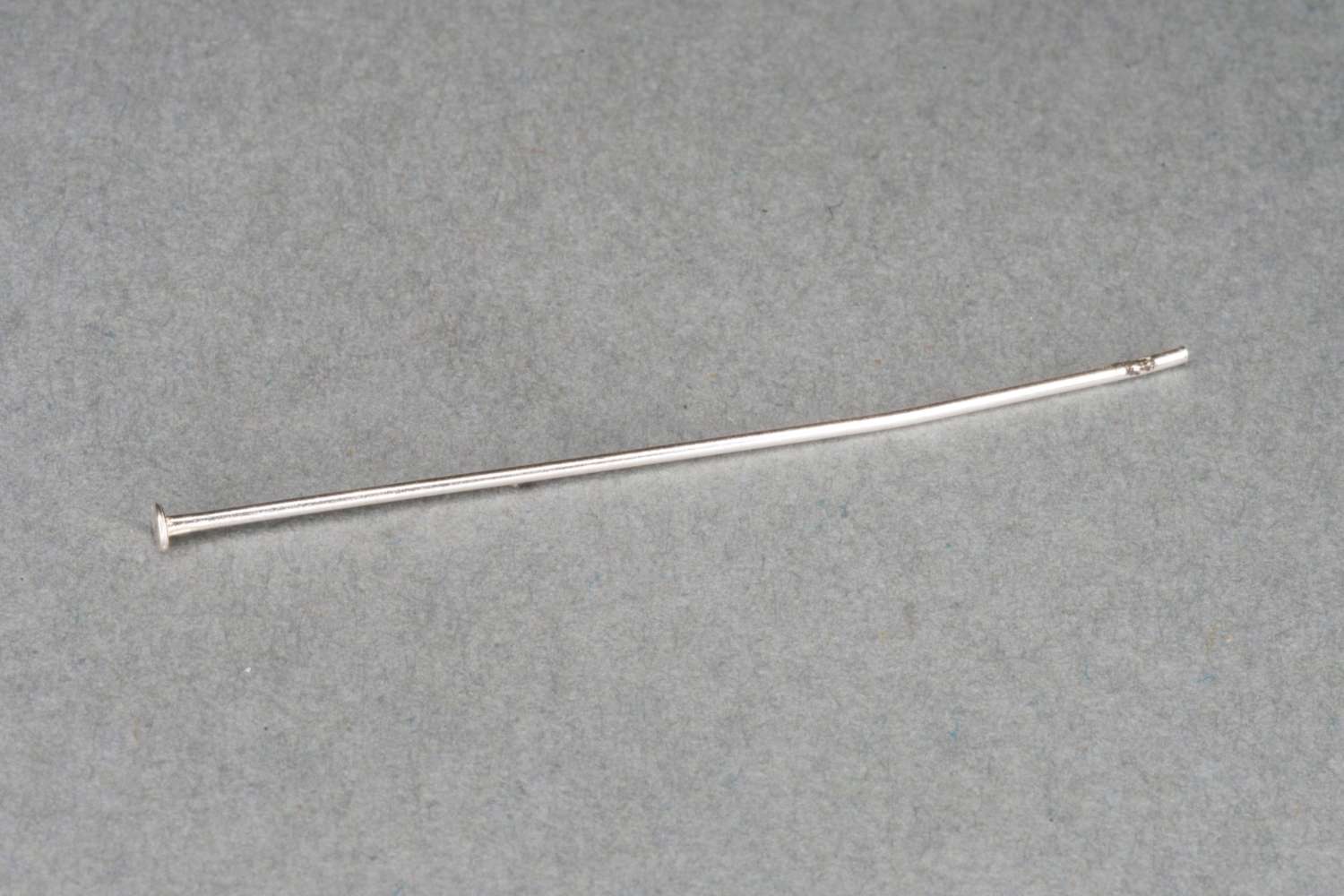 Sterling Silver Head Pin / 3.2cm