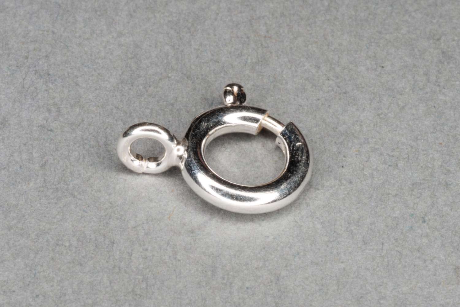 Sterling Silver Bolt Ring Clasp