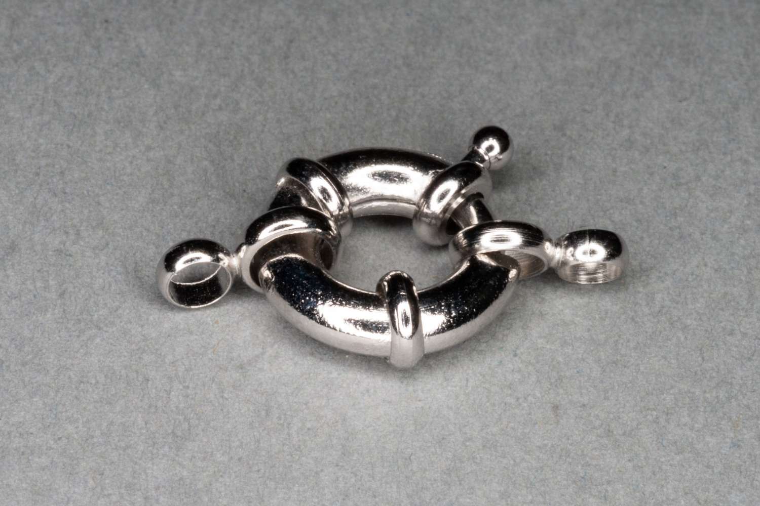 Jumbo Plated Bolt Ring Clasp