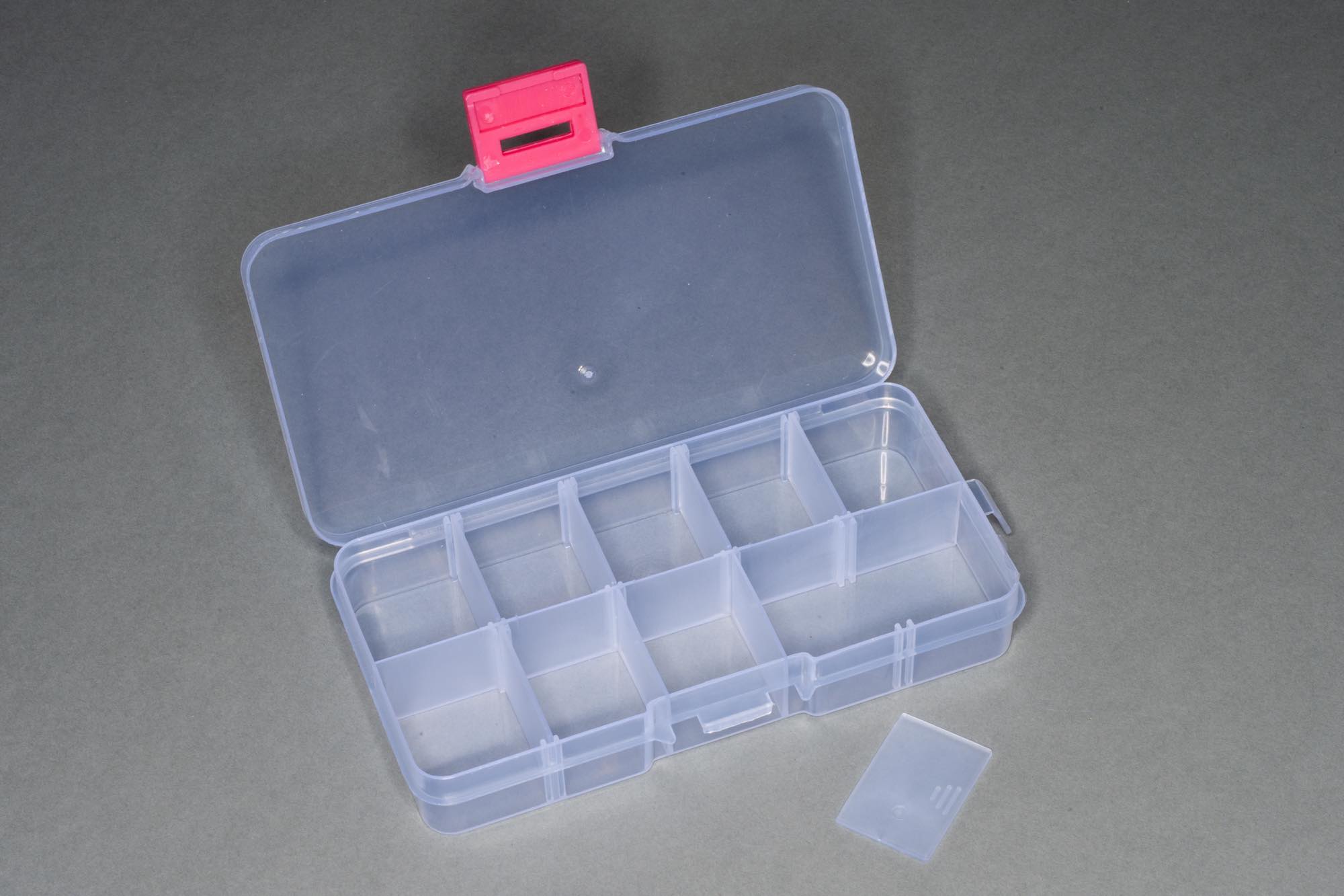 Mini Organiser, 10 Sections, Removable Dividers 13x7x2.2cm