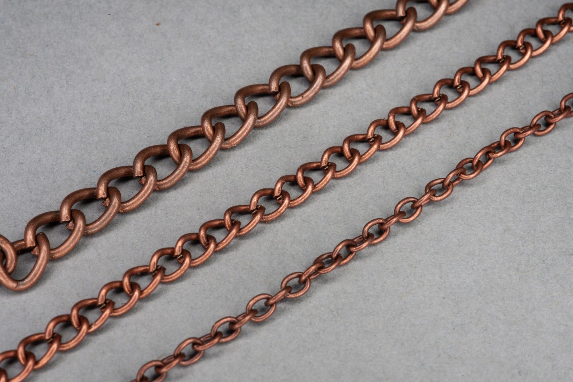 Copper Link Plated Chain 6.5x5mm