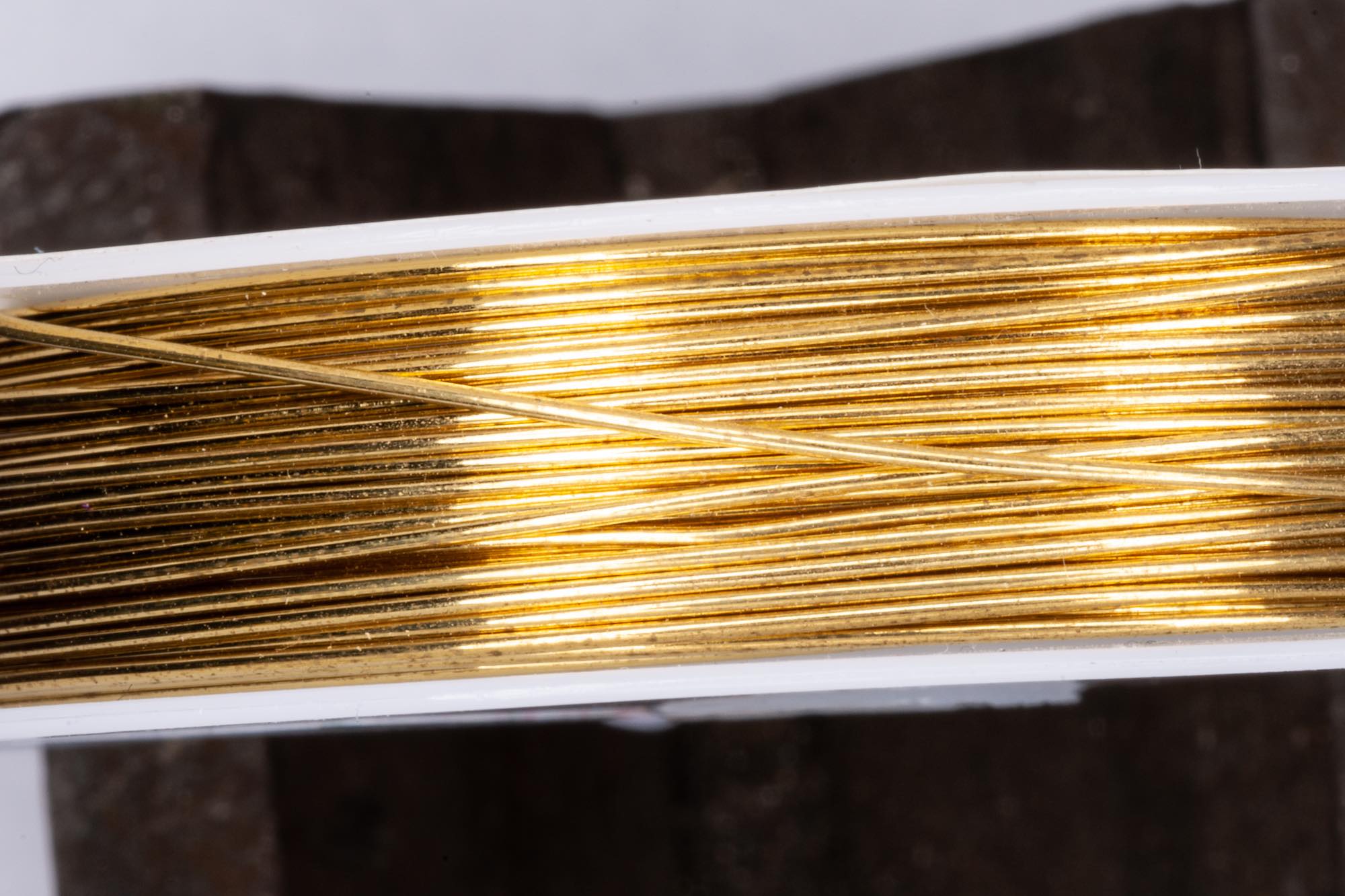 Gold Plated Copper Wire, Roll 0.3mm