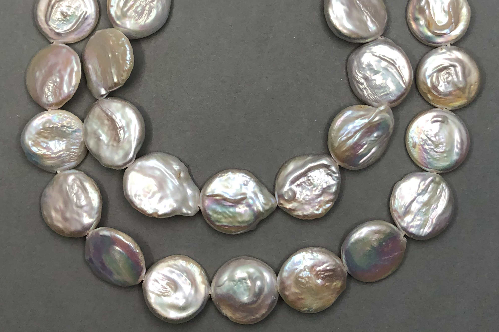 Natural White Silver Lustre Fresh Water Pearl 38cm Strand, approx 15×4.5mm