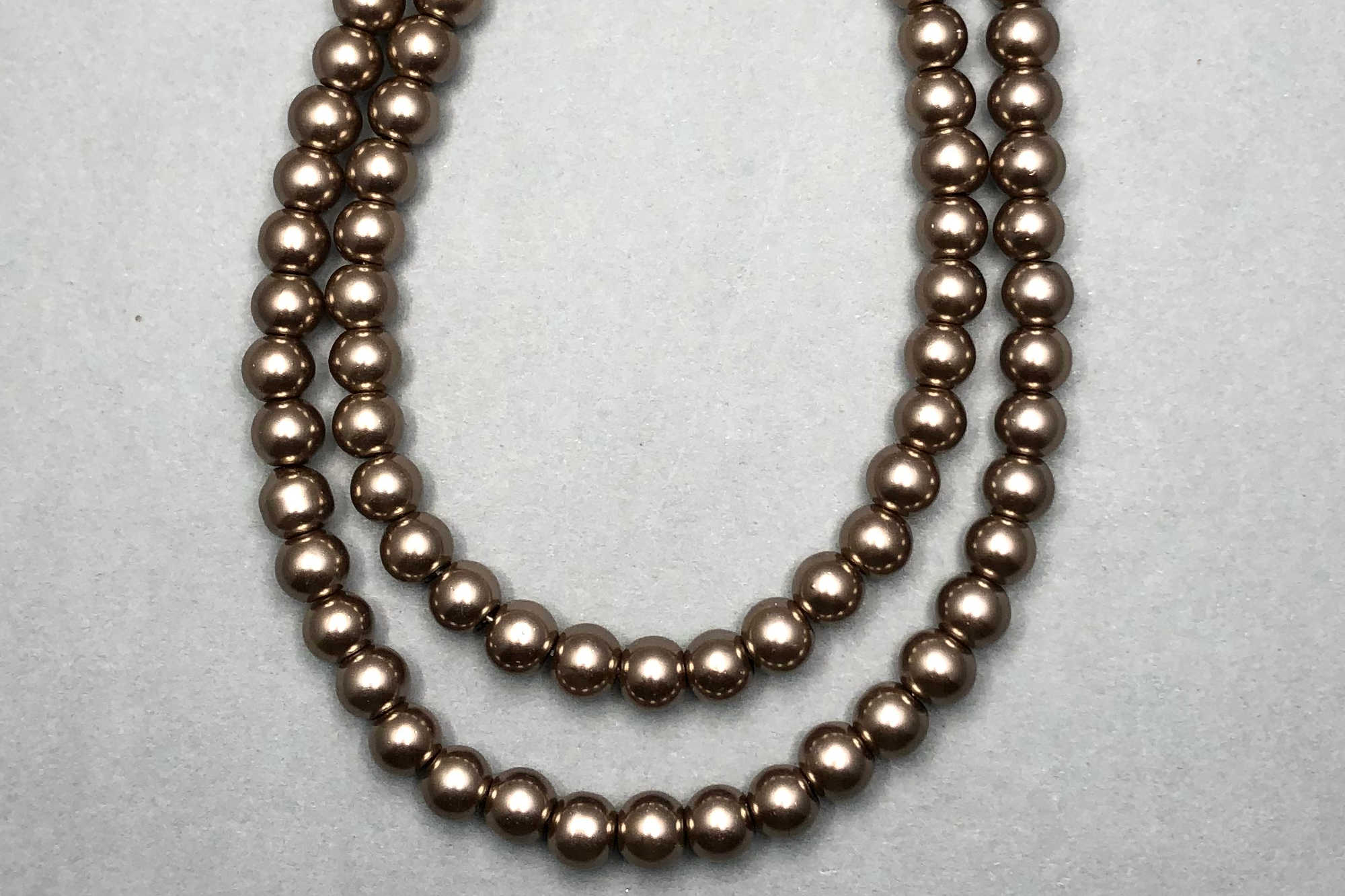 Espresso Brown Pearl Glass Beads *NEW*